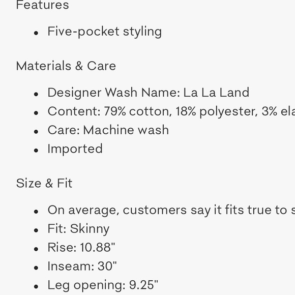 “Mile High” Skinnies - Picture 8 of 8